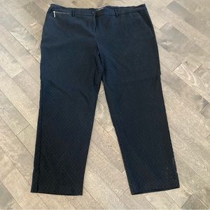 Pennington Size 28 Black Dress Pants Straight Fit Inseam 30